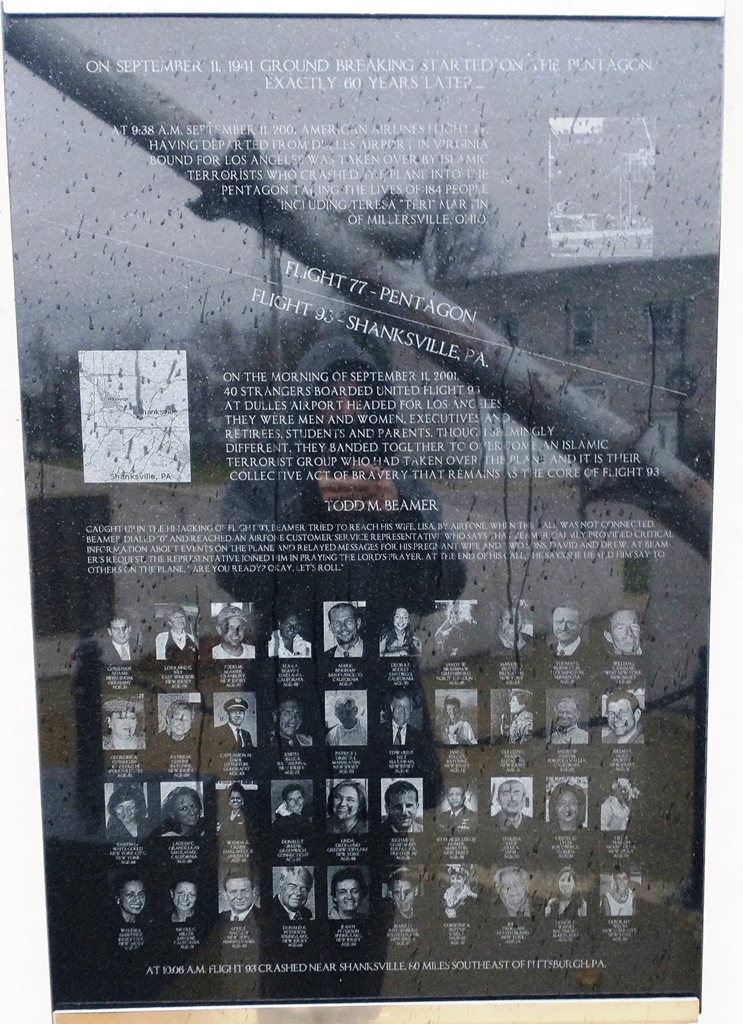 BENT AND TWISTED METAL SEPEMBER 11, 2001 MEMORIAL PLAQUE F