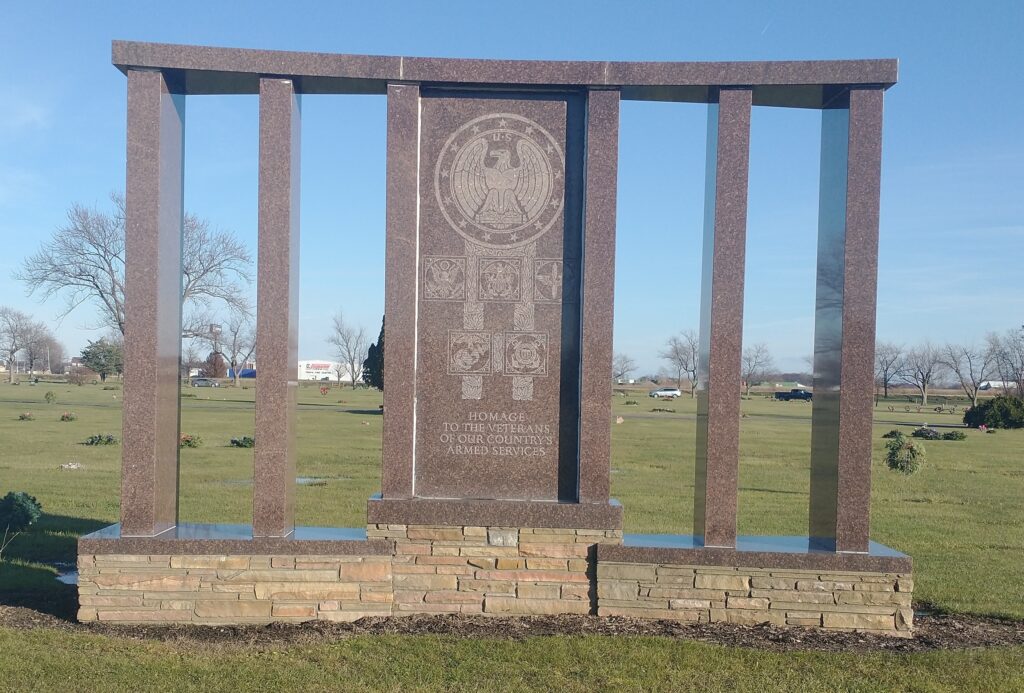 HOMAGE TO THE VETERANS MEMORIAL