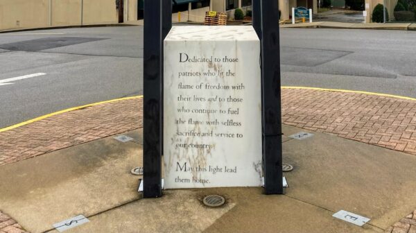 FREEDOM LIGHT MEMORIAL STONE A