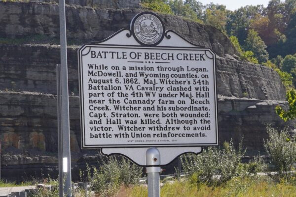 BATTLE OF BEECH CREEK WAR MEMORIAL MARKER