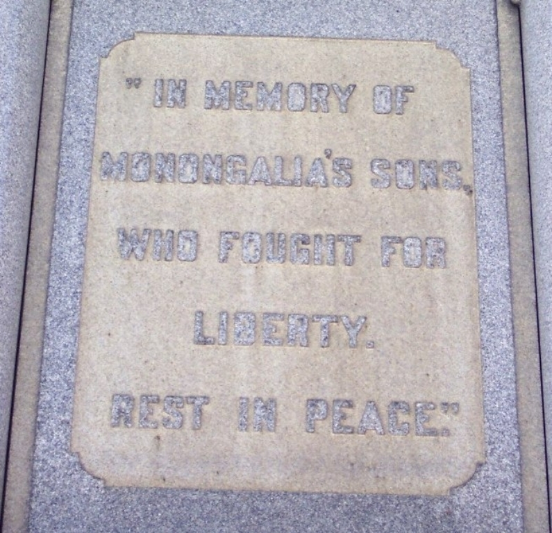 MONONGALIA COUNTY WAR MEMORIAL STONE D