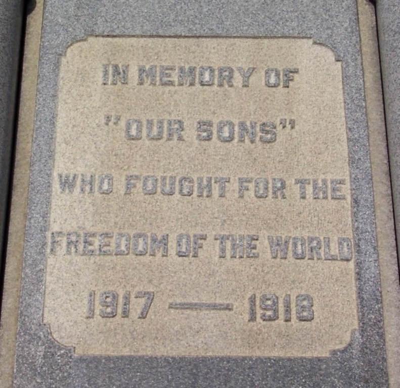 MONONGALIA COUNTY WAR MEMORIAL STONE B