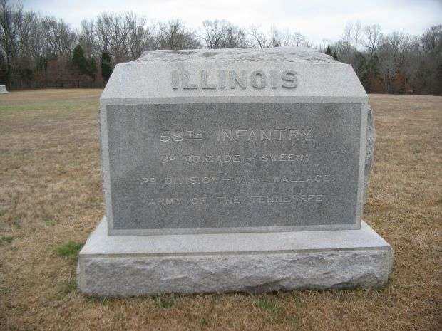 58TH ILLINOIS INFANTRY MEMORIAL