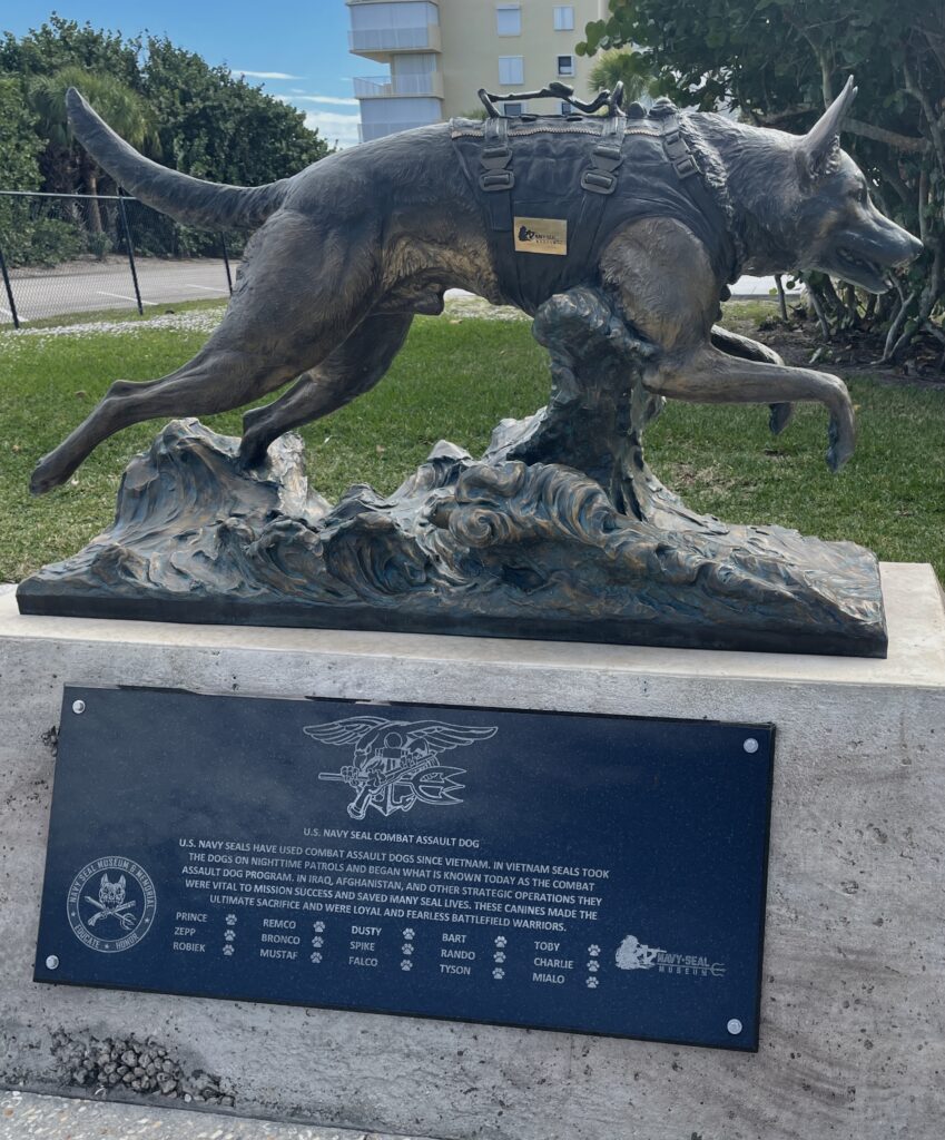 U.S. NAVY SEAL COMBAT ASSAULT DOG MEMORIAL