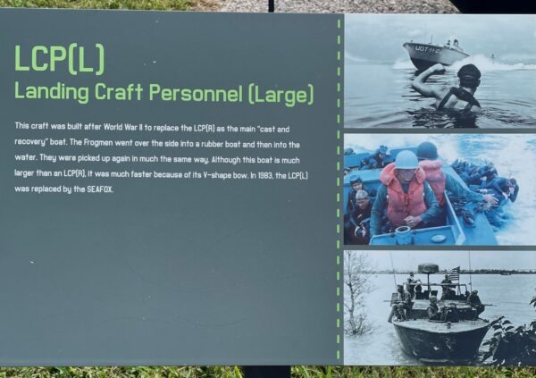 LCP(L) LANDING CRAFT PERSONNEL (LARGE) MEMORIAL MARKER