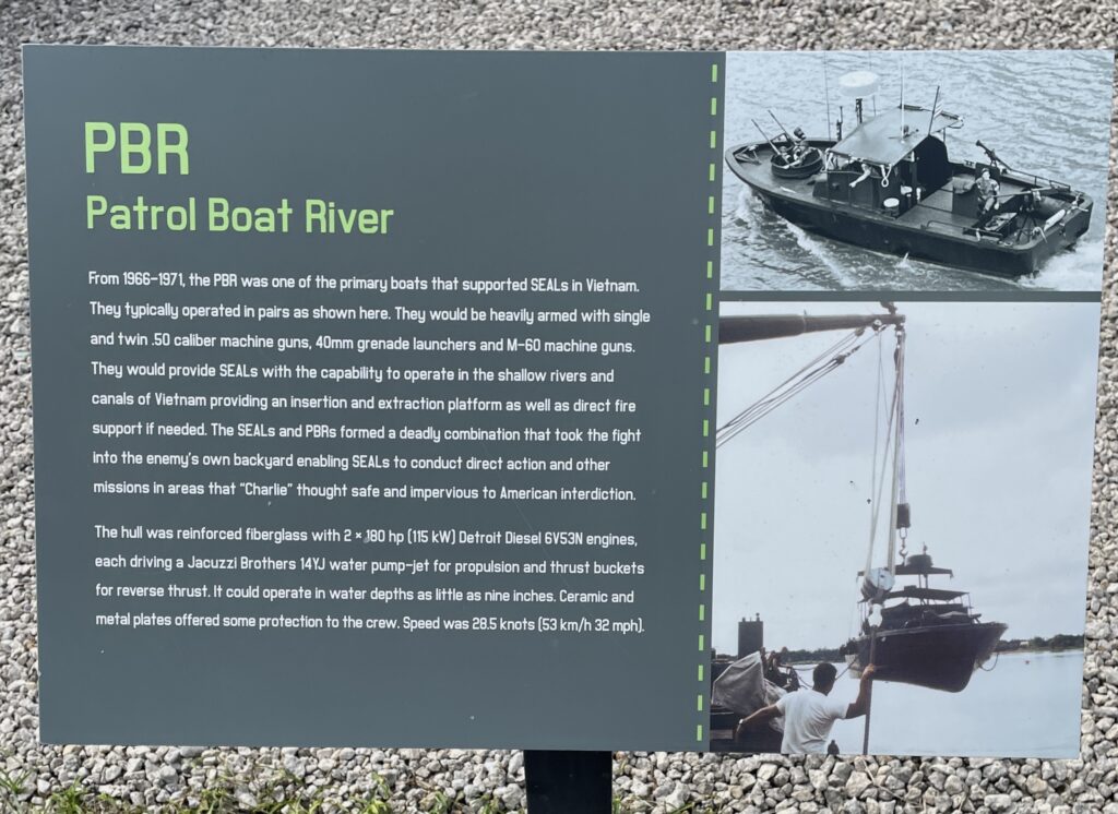 PBR-PATROL BOAT RIVER MEMORIAL MARKER