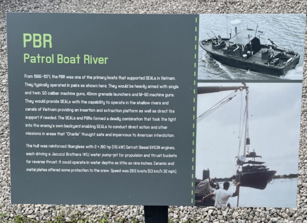 PBR-PATROL BOAT RIVER MEMORIAL MARKER