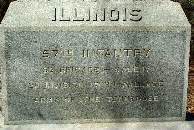57TH ILLINOIS INFANTRY MEMORIAL