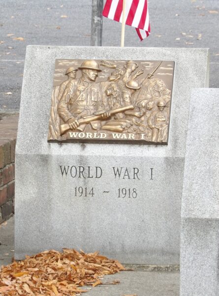 LAMAR COUNTY 20TH CENTURY WAR VETERANS MEMORIAL PLAQUE A