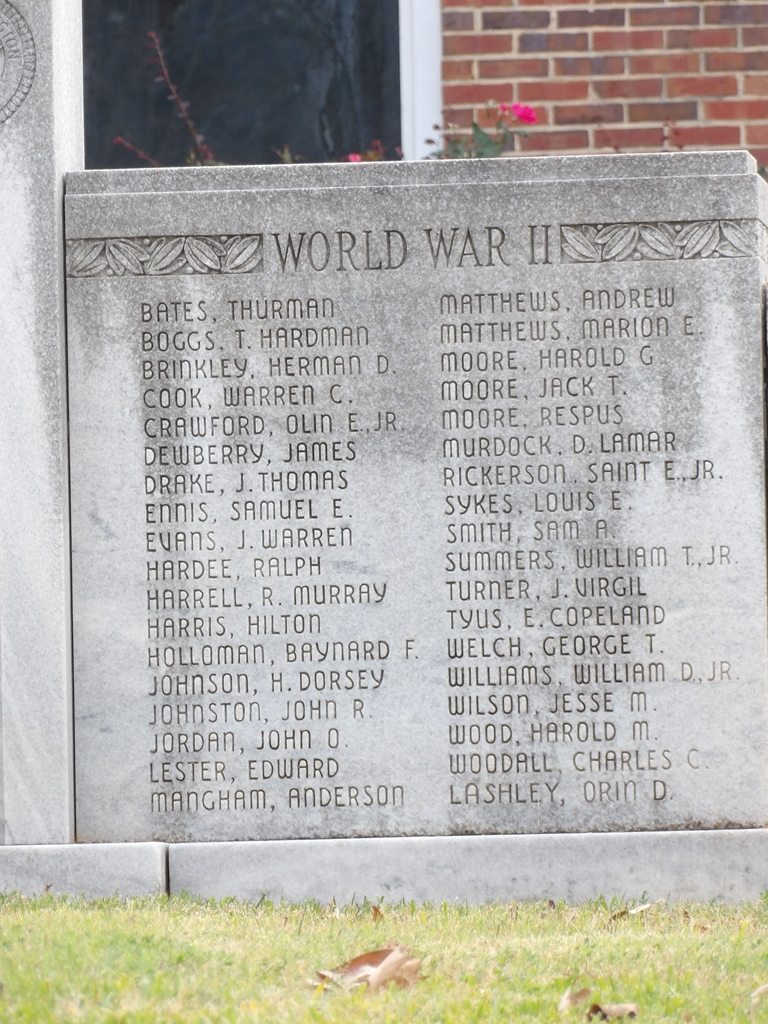 LAMAR COUNTY WAR VETERANS MEMORIAL STONE B