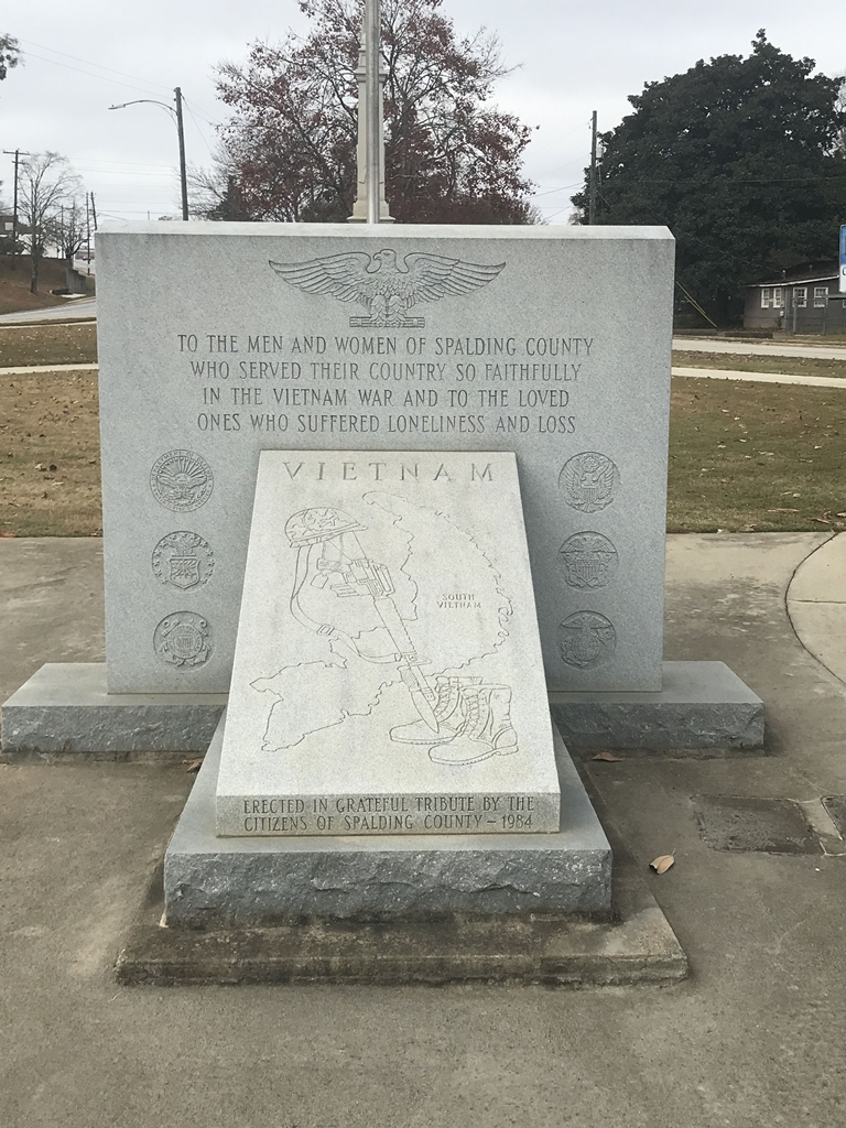 SPALDING COUNTY VIETNAM WAR MEMORIAL FRONT