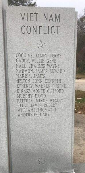 SPALDING COUNTY KOREAN AND VIETNAM CONFLICTS MEMORIAL RIGHT STONE