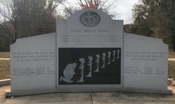 CITY OF GRIFFIN GLOBAL WAR ON TERROR MEMORIAL FRONT