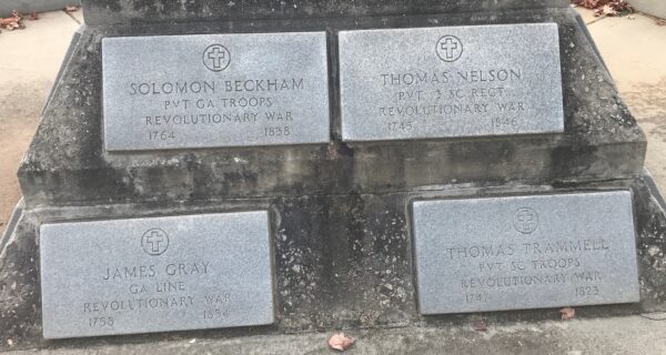 IN MEMORY OF REVOLUTIONARY SOLDIERS WAR MEMORIAL SIDE B