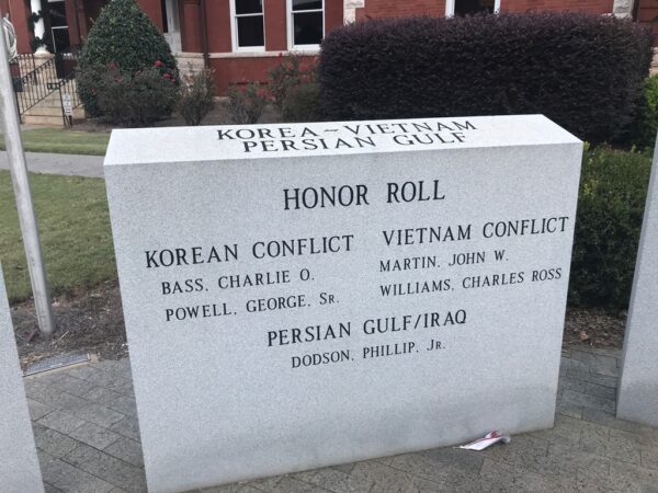 MONROE COUNTY SUPREME SACRIFICE WAR MEMORIAL STONE C