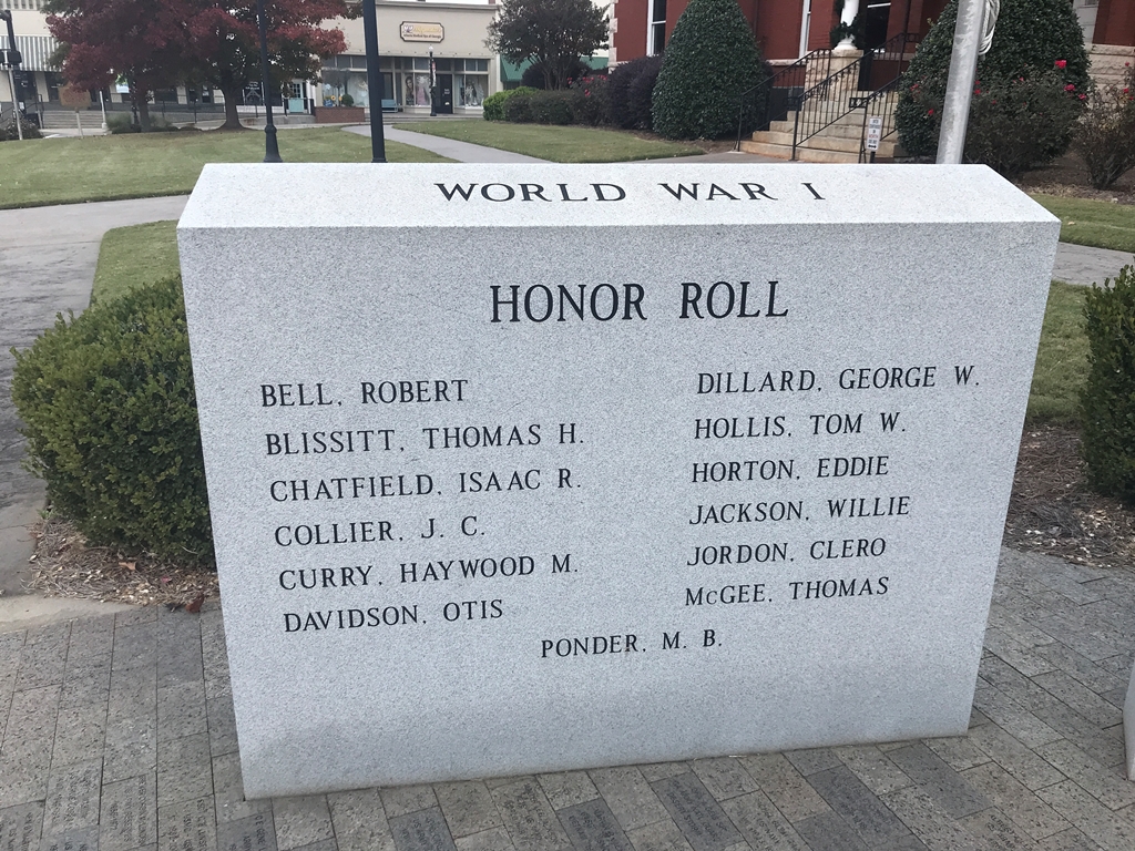 MONROE COUNTY SUPREME SACRIFICE WAR MEMORIAL STONE A