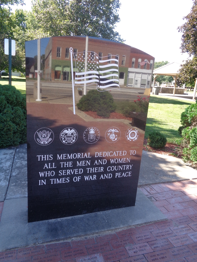 AMERICAN LEGION POST 301 VETERANS MEMORIAL FRONT
