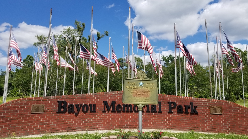 BAYOU MEMORIAL PARK FLAGS
