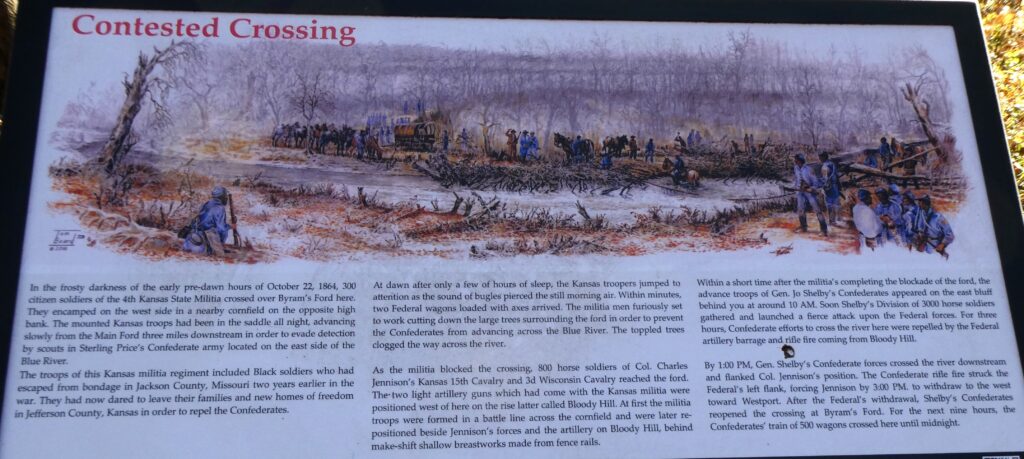 CONTESTED CROSSING WAR MEMORIAL PANEL