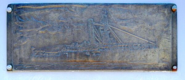 U.S.S. HELENA WAR MEMORIAL PLAQUE A