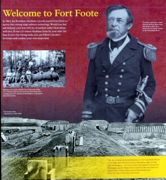 WELCOME TO FORT FOOTE WAR MEMORIAL PLAQUE
