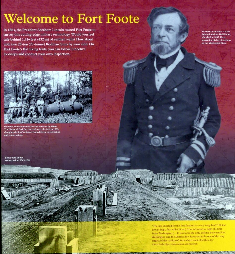 WELCOME TO FORT FOOTE WAR MEMORIAL PLAQUE