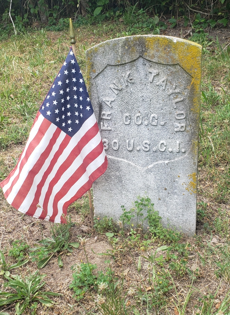 FRANK TAYLOR WAR MEMORIAL CEMETERY STONE