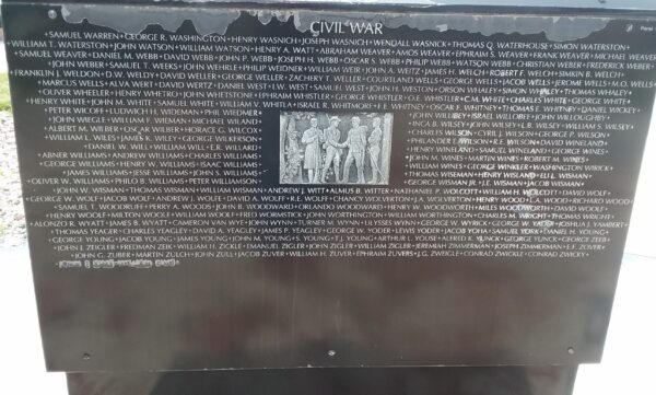 WILLIAMS COUNTY WAR MEMORIAL STONE B