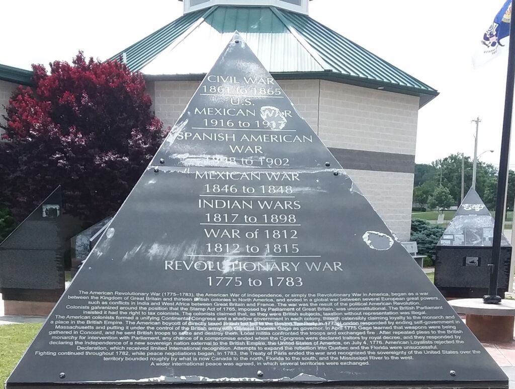 WILLIAMS COUNTY WAR MEMORIAL STONE A