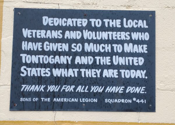 AMERICAN LEGION SQUADRON 441 VETERANS MEMORIAL MURAL PLAQUE