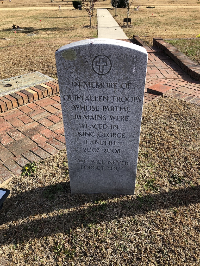 KING GEORGE VETERANS MEMORIAL