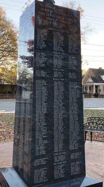 ESSEX COUNTY WAR VETERANS MEMORIAL SIDE C