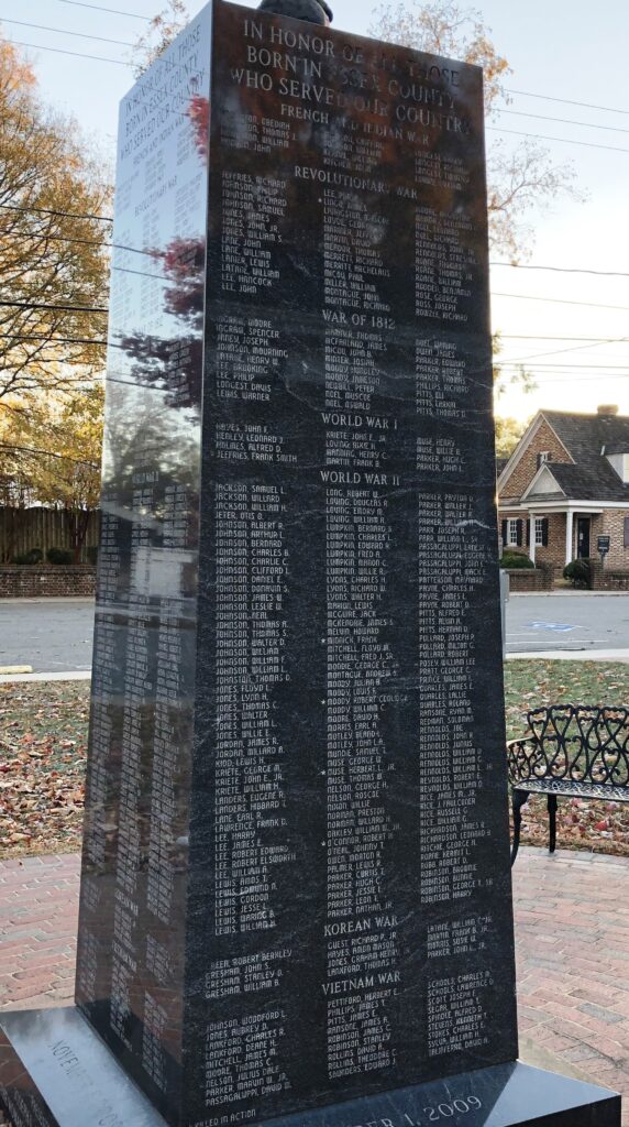 ESSEX COUNTY WAR VETERANS MEMORIAL SIDE C