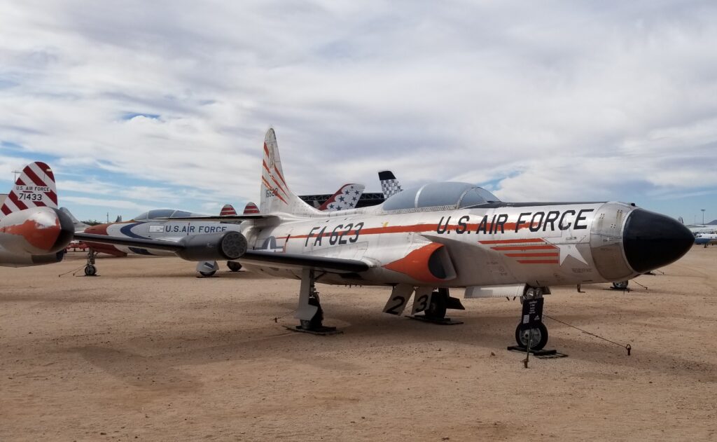 LOCKHEED F-94C STARFIRE FIGHTER MEMORIAL AIRCRAFT