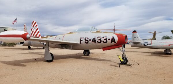 REPUBLIC F-84C (THUNDERJET) FIGHTER MEMORIAL AIRCARFT