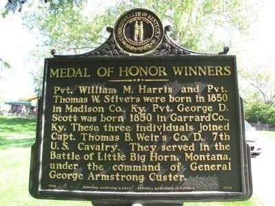 MEDAL OF HONOR WINNERS MEMORIAL MARKER I