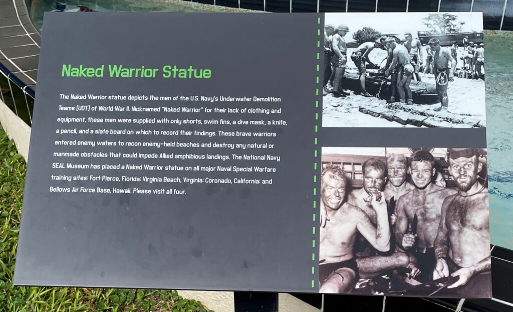FORT PIERCE NAKED WARRIOR STATUE MARKER