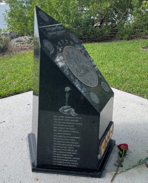 VERO BEACH VIETNAM VETERANS MEMORIAL SIDE B