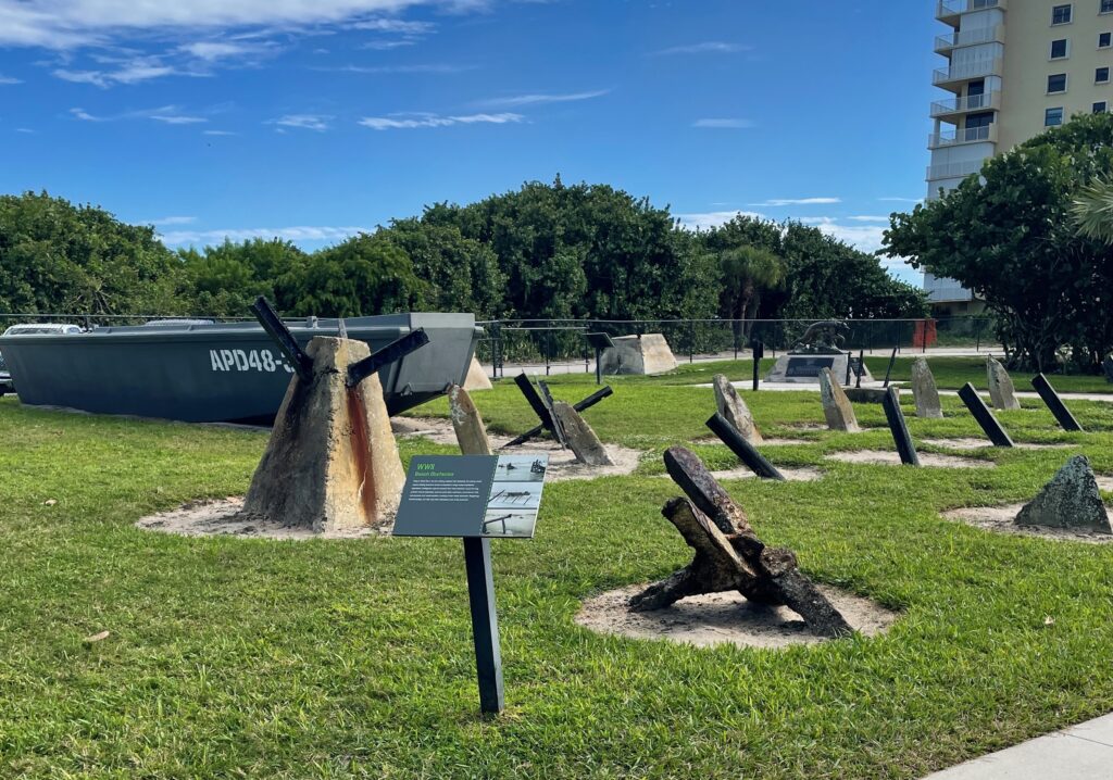 WWII BEACH OBSTACLES MEMORIAL
