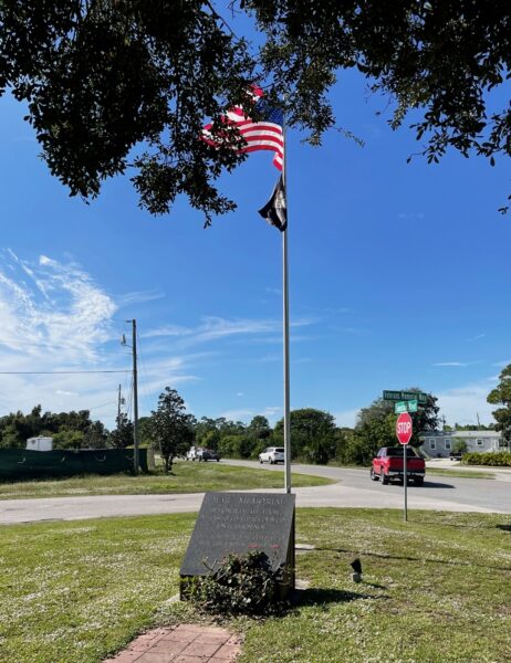 V.F.W. POST 10210 WAR MEMORIAL FLAGPOLE