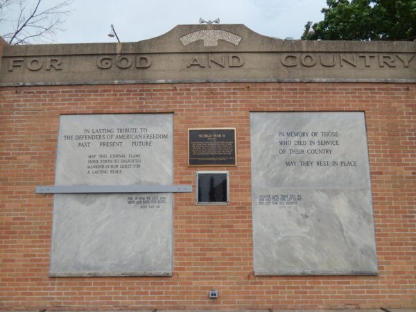 WORLD WAR II FOR GOD AND COUNTRY MEMORIAL