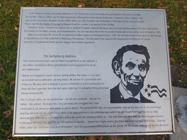 SAINT JOE CIVIL WAR MEMORIAL PLAQUE