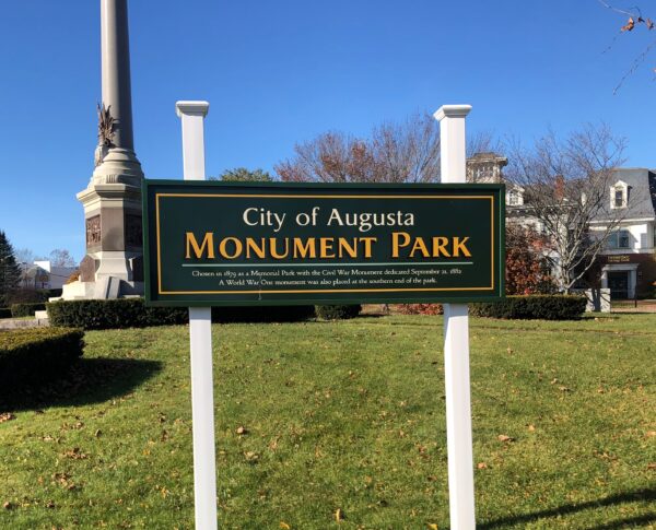 CITY OF AUGUSTA MONUMENT PARK MARKER