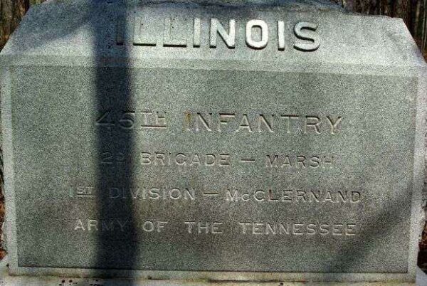 45TH ILLINOIS INFANTRY REGIMENT MEMORIAL