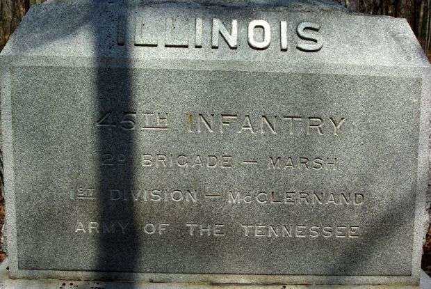 45TH ILLINOIS INFANTRY REGIMENT MEMORIAL