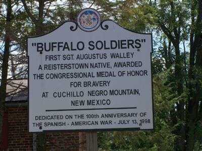 BUFFALO SOLDIERS MEMORIAL MARKER