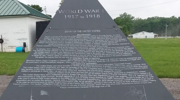 WILLIAMS COUNTY WORLD WAR I MEMORIAL STONE E