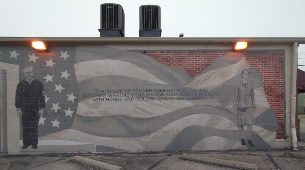 VFW POST 7596 VETERANS MEMORIAL MURAL SECTION C