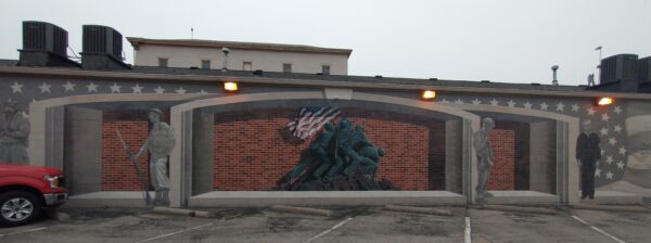 VFW POST 7596 VETERANS MEMORIAL MURAL SECTION B