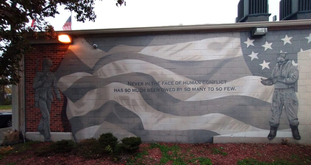 VFW POST 7596 VETERANS MEMORIAL MURAL SECTION A